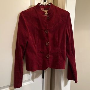 Vintage corduroy burgundy jacket size large